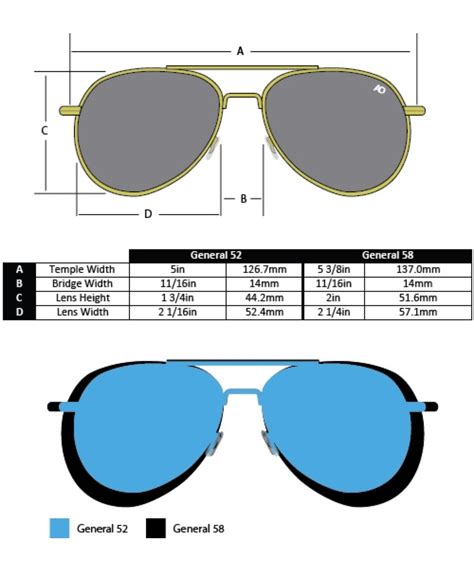 60mm pilot sunglasses|aviator sunglasses size chart.